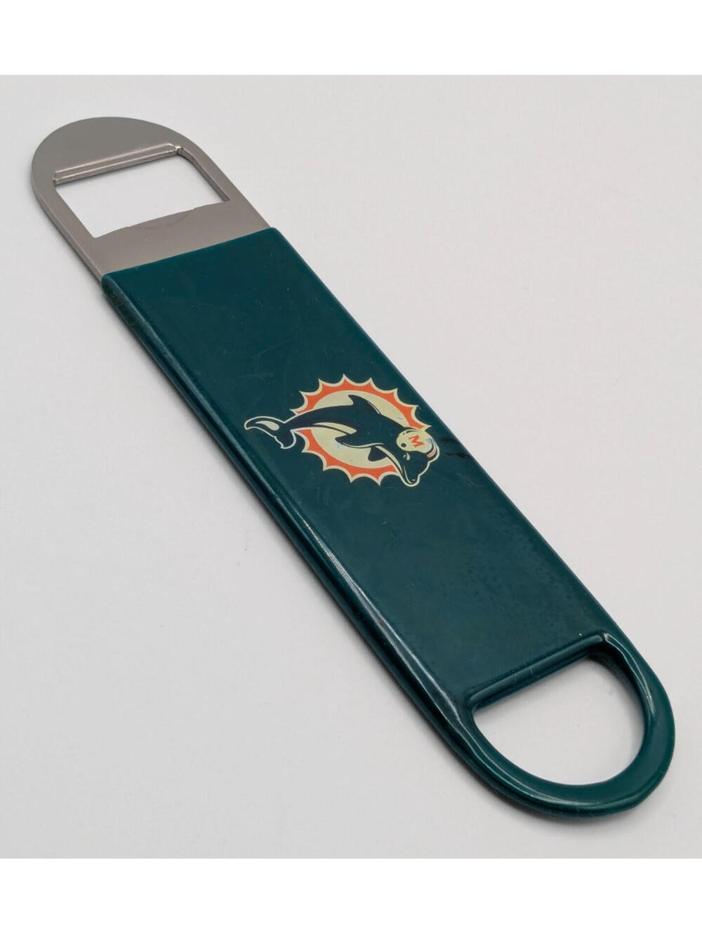NFL Miami Dolphins Vinyl Coated Longneck Bottle Opener, Retired Logo